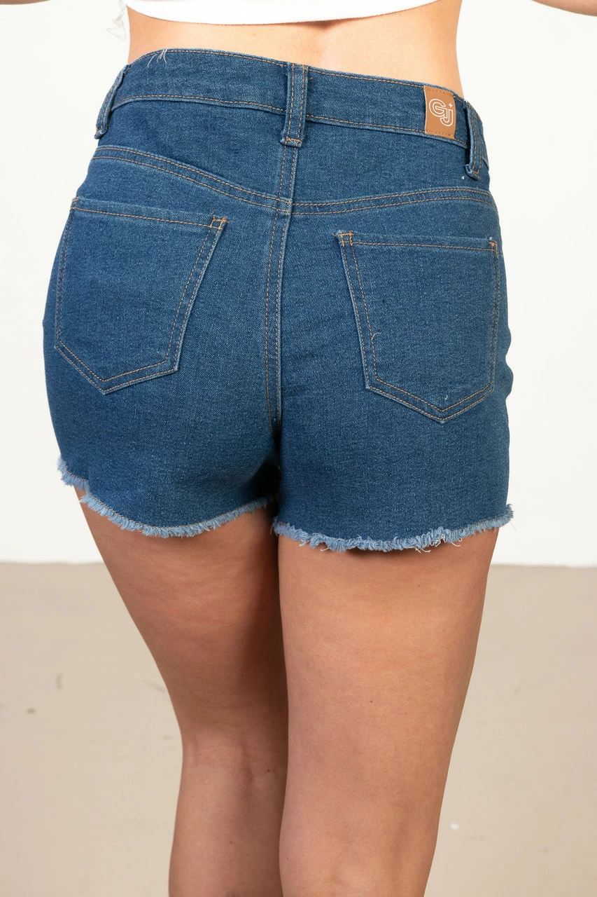 Denim Patchwork Shorts 3 Denim Patchwork Shorts - Image 3