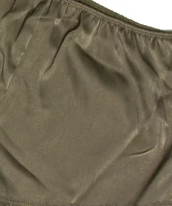 Lace Hem Satin Shorts (Olive) -US Clothing Shop 173 3308 2 46095.1687177867