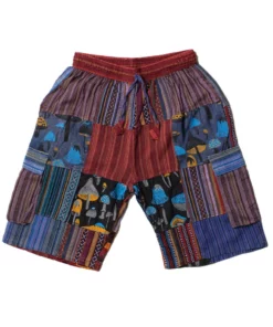 Indigo Mushroom Patchwork Cargo Shorts 8 Indigo Mushroom Patchwork Cargo Shorts -US Clothing Shop 173 3311 1 79744.1682629207