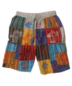Mushroom Print Patchwork Cargo Shorts 11 Mushroom Print Patchwork Cargo Shorts -US Clothing Shop 173 3321 1 44857.1683133247