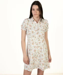 White Floral Shirt Dress -US Clothing Shop 174 6908floralshirtfront 86659.1682112616