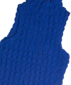 Blue Bubble Sleeveless Mock Dress -US Clothing Shop 174 6944 2 49017.1691638179