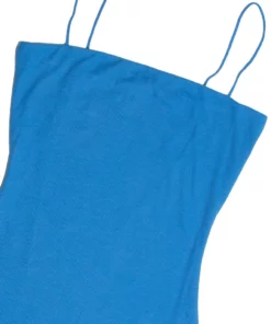 Blue Ribbed Cami Dress -US Clothing Shop 174 6958 2 98896.1685738633