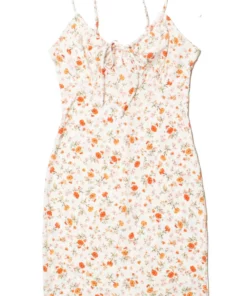 White Floral Milkmaid Cami Mini Dress -US Clothing Shop 174 6968 1 07728.1686167267