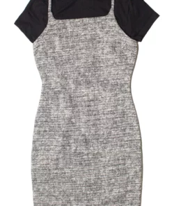 Cami Mini Dress With Mock Neck Tee