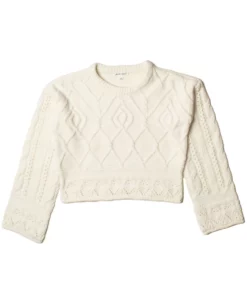 Egret Mixed Stitch Sweater -US Clothing Shop 176 2404 1 42283.1696610264