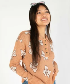 Teddy Bear Henley Sweater -US Clothing Shop 176 2412 TeddyBearSweatFront4 4391 45004.1689270181