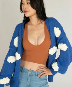 Front Page 48 3D Applique Cardigan