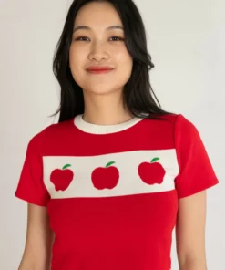 Apple Orchard Short Sleeve Sweater -US Clothing Shop 176 2478 AppleSweatFront 94710.1697862234