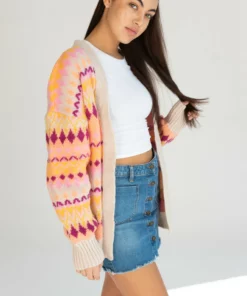 Diamond Pattern Open Cardigan -US Clothing Shop 176 P 2485 DiamondCardiOrangeSideSocail 176 P 2485 176 P 2485 DiamondCardiOrange 61493.1696611666