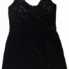Extended Sizes Milkmaid Velvet Dress