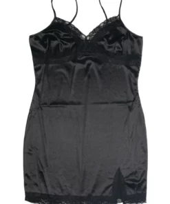 Extended Sizes Black Slip Mini Dress -US Clothing Shop 184 0143 1 70267.1692046729