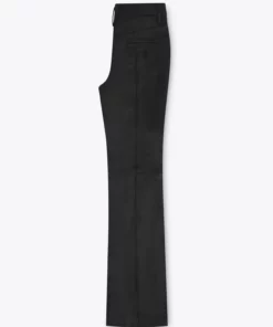 High Waisted Pin Tuck Slim Fit Flare Leather Trousers -US Clothing Shop 1 20c89171 cf04 4cd7 bc09 ef67c98ce541