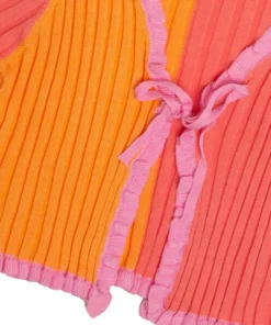 Sherbet Color Block Tie Front Cardigan -US Clothing Shop 3.17 43 11494.1680281494