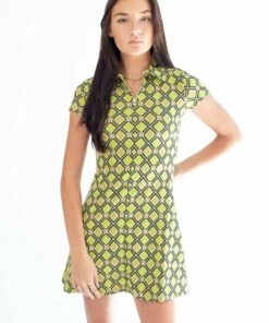 Front Page 56 70s Diamond Dress