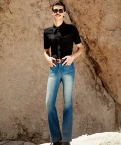 Western Leather Pocket Short Sleeve Polo 9 Western Leather Pocket Short Sleeve Polo -US Clothing Shop BO4A0202