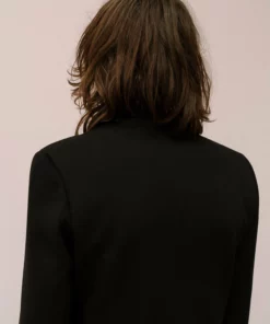 Black Bolt Lapel Blazer -US Clothing Shop DSC05903