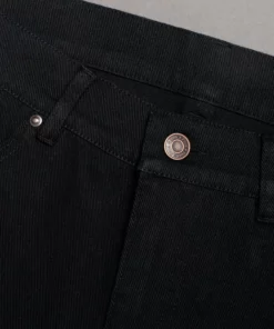 Black Slim Fit Flare Jeans -US Clothing Shop DSC09073