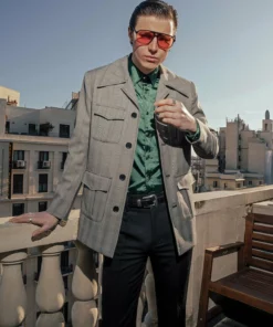 Prince Of Wales Check 70's Jacket -US Clothing Shop DSC3077