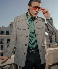 Prince Of Wales Check 70's Jacket