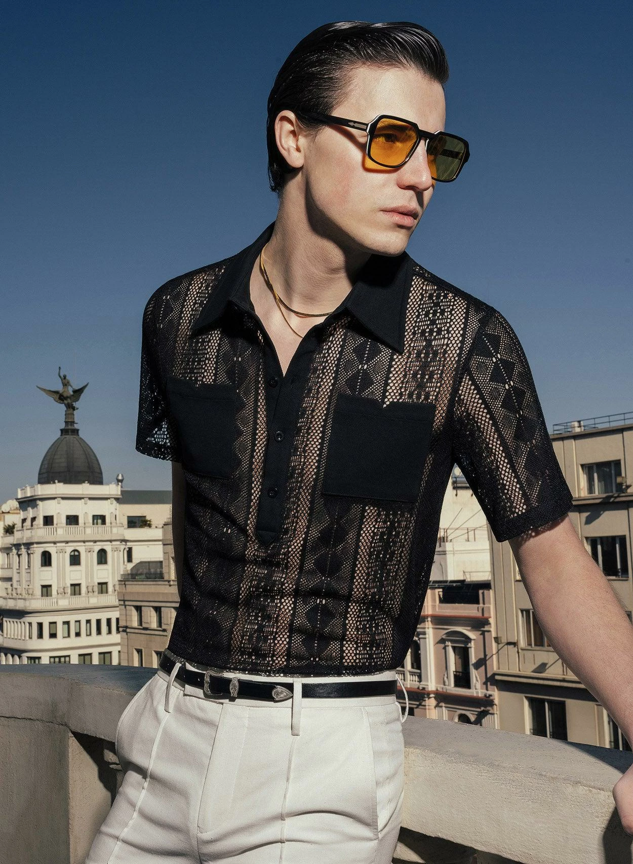 Havana Black Lace Polo 1 Havana Black Lace Polo