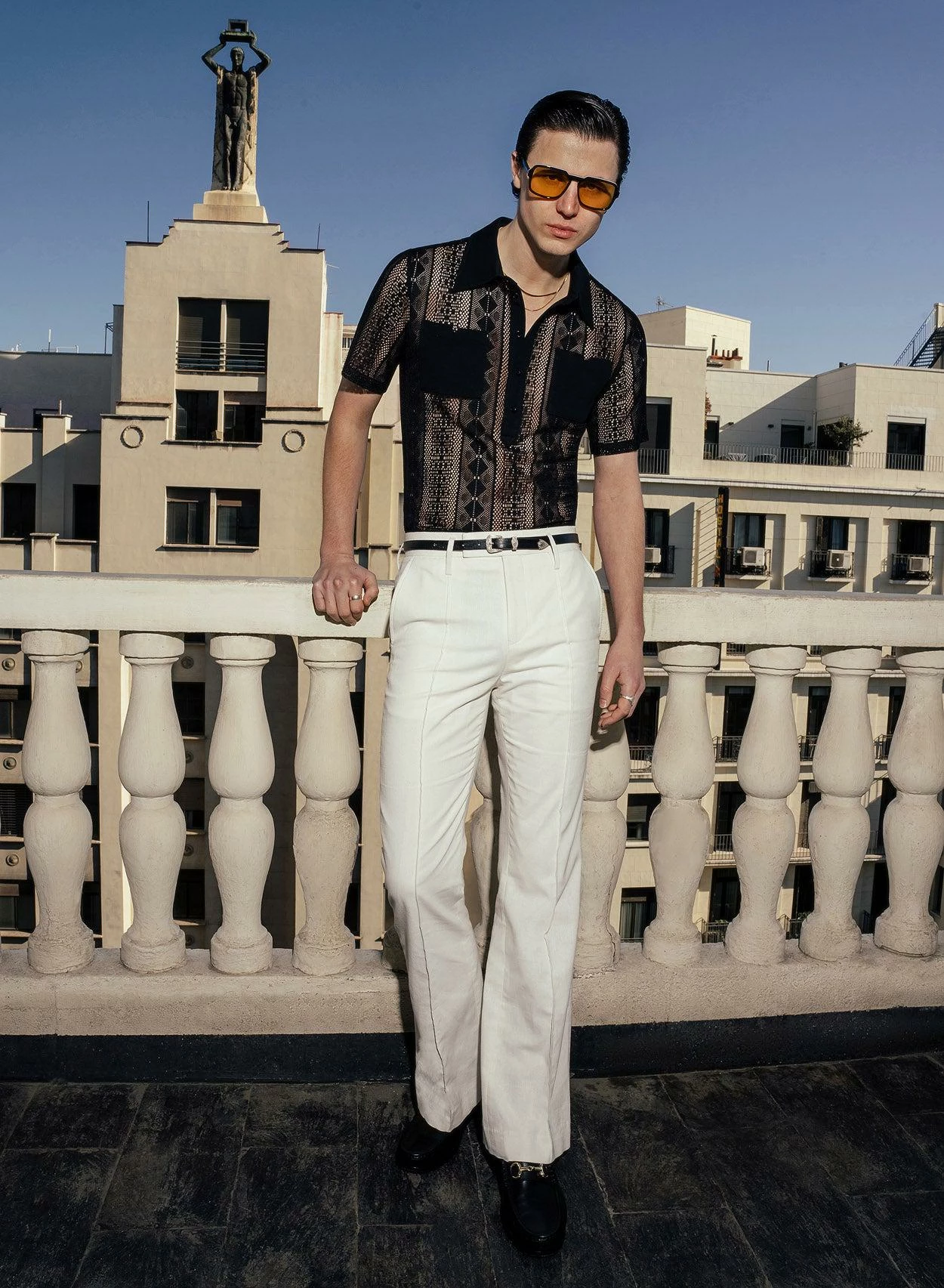 Havana Black Lace Polo 3 Havana Black Lace Polo - Image 3