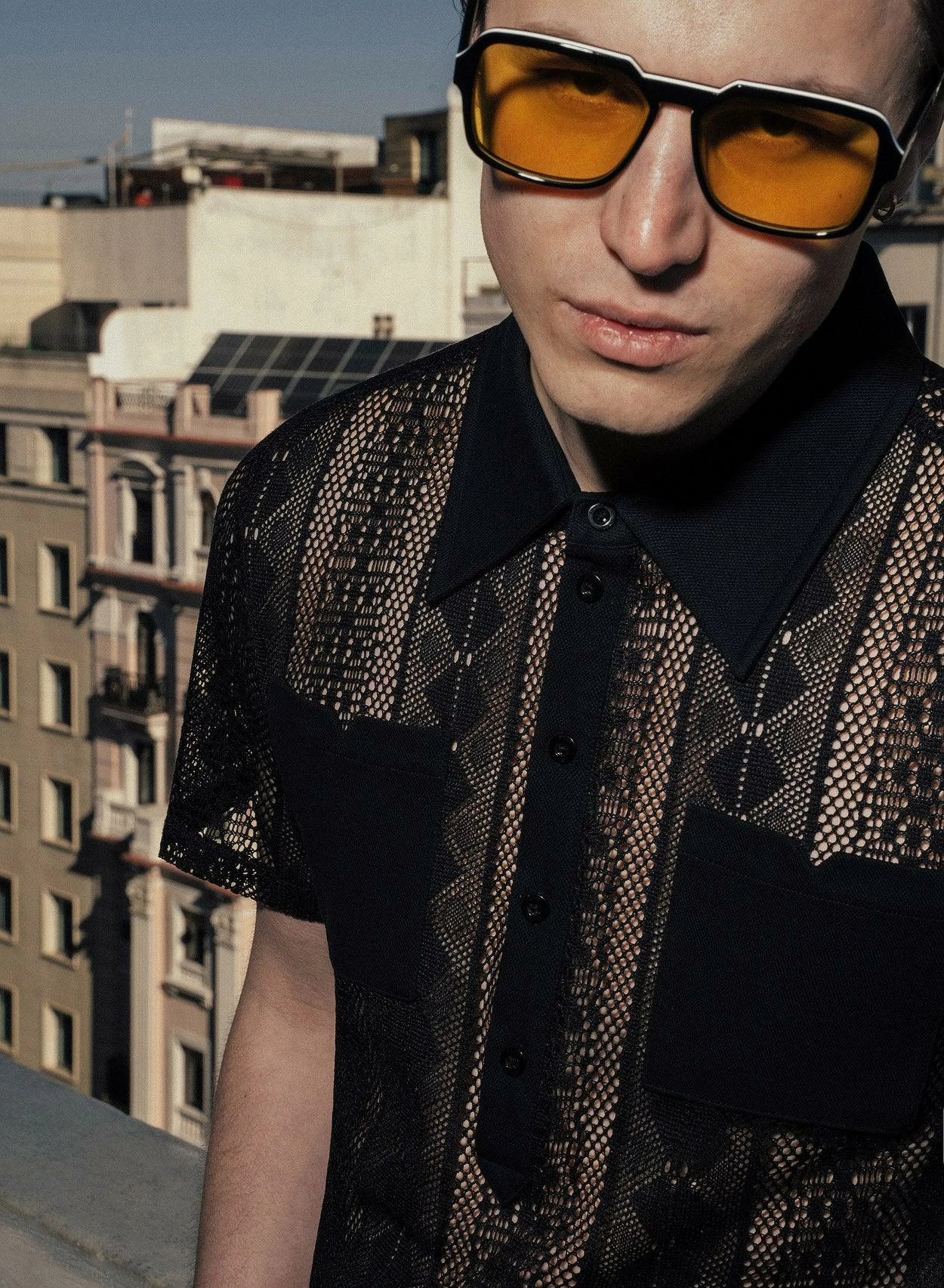 Havana Black Lace Polo 4 Havana Black Lace Polo - Image 4