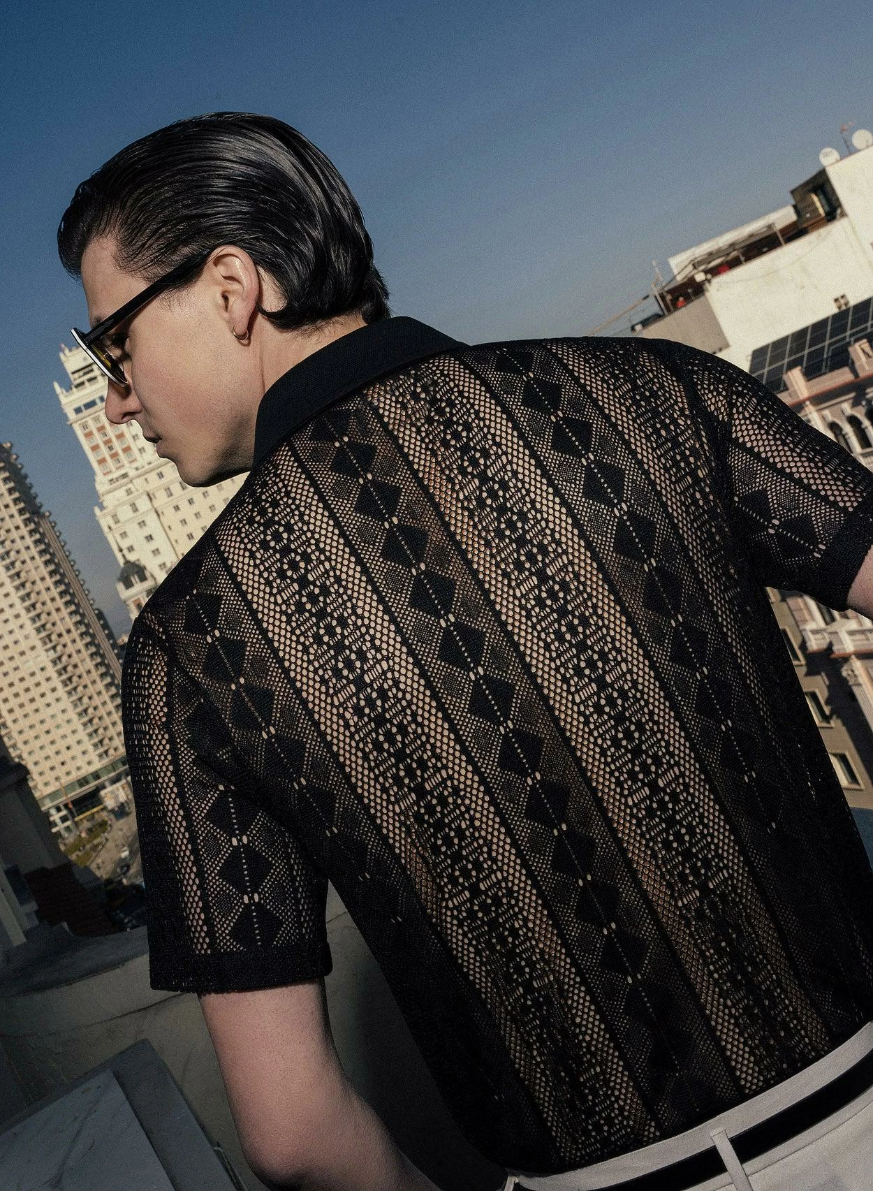 Havana Black Lace Polo 5 Havana Black Lace Polo - Image 5