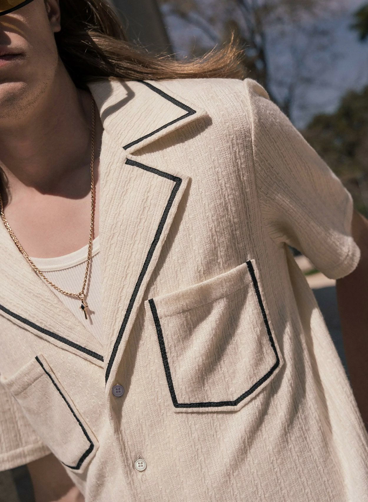 Vienna Cuban Collar Polo Shirt 6 Vienna Cuban Collar Polo Shirt - Image 6