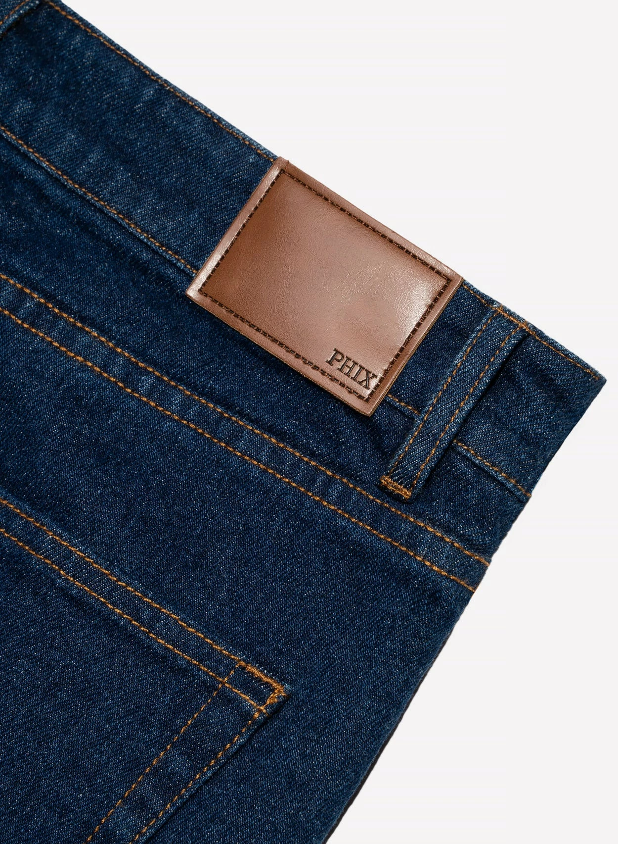 Dark Blue Denim Flare Jeans 5 Dark Blue Denim Flare Jeans - Image 5