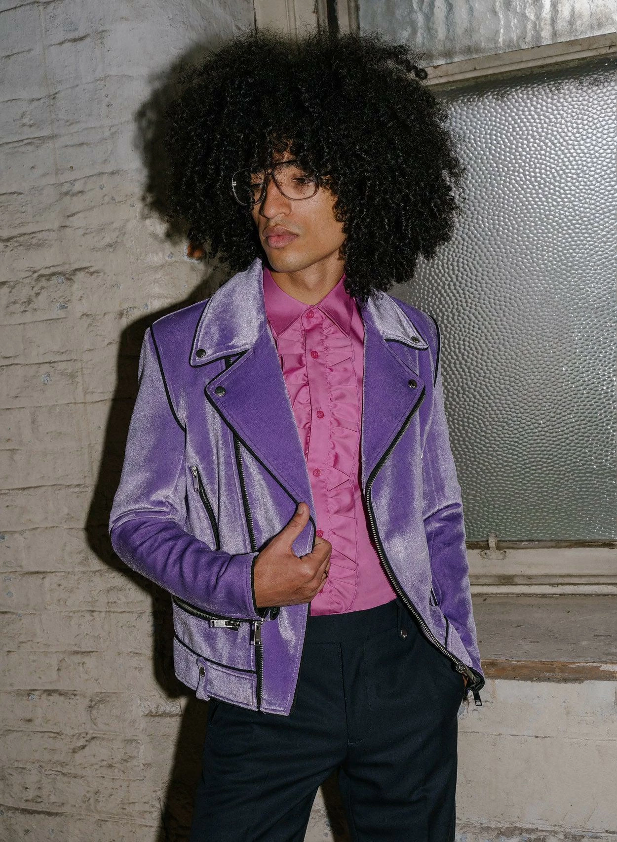 Pink Cotton Poplin Ruffle Shirt 4 Pink Cotton Poplin Ruffle Shirt - Image 4