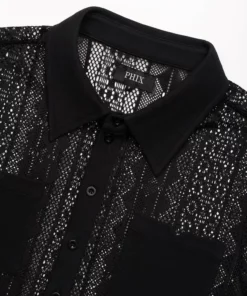 Havana Black Lace Polo 12 Havana Black Lace Polo -US Clothing Shop GMB00343