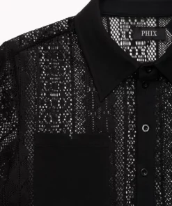 Havana Black Lace Polo 13 Havana Black Lace Polo -US Clothing Shop GMB00348