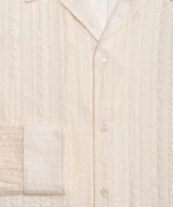 Lace Crochet Long Sleeve Shirt -US Clothing Shop GMB00406