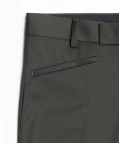 Green Wool Flared Trouser -US Clothing Shop GMB00444