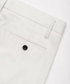 Palermo Off-White Linen Flare Trouser -US Clothing Shop GMB00456