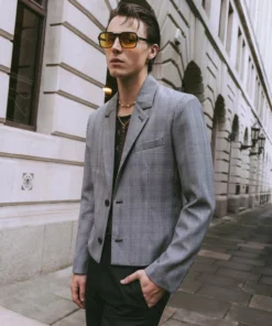 Prince Of Wales Check Blazer