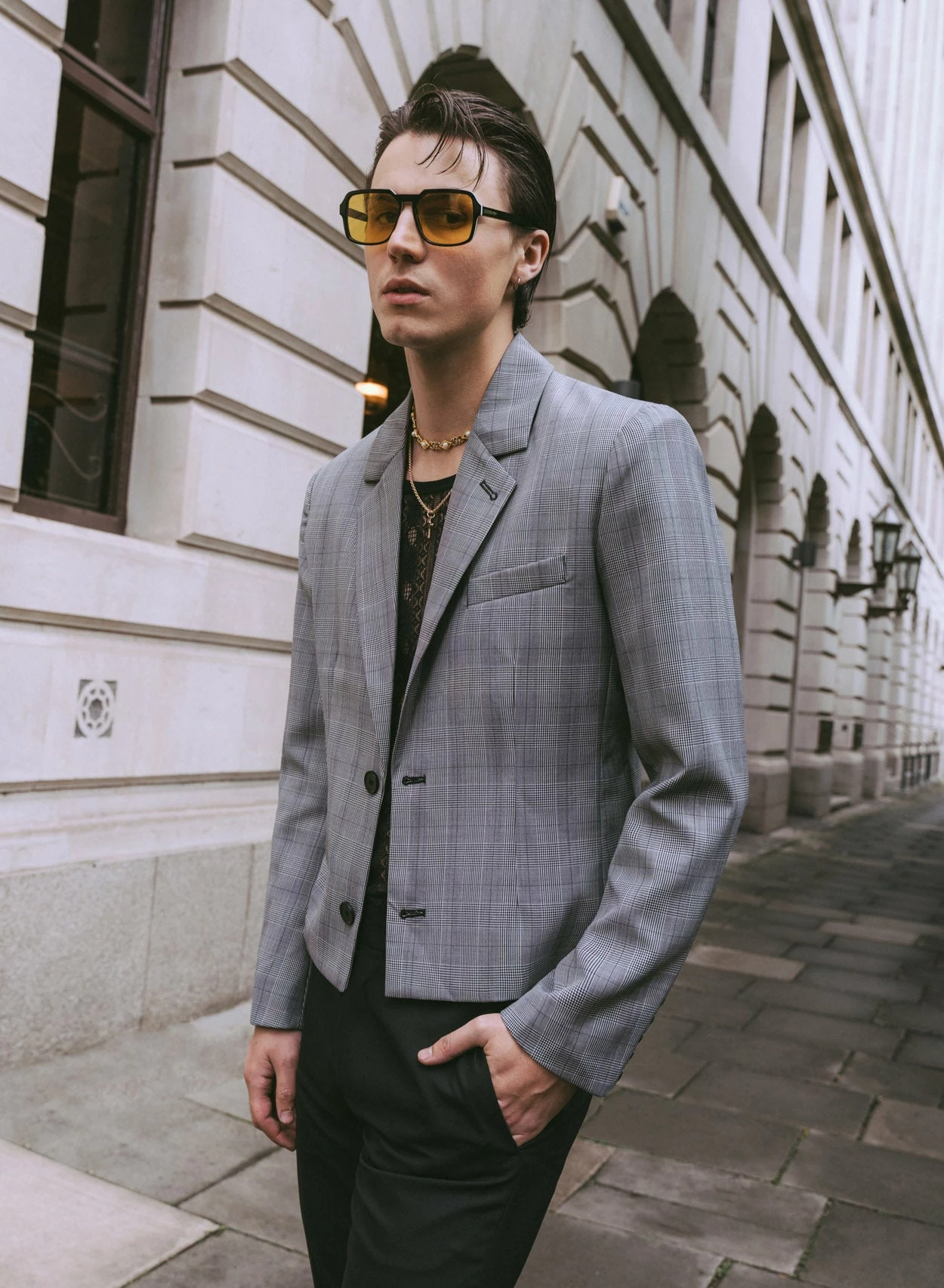 Prince Of Wales Check Blazer 1 Prince Of Wales Check Blazer