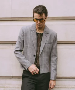 Prince Of Wales Check Blazer 14 Prince Of Wales Check Blazer -US Clothing Shop GMB01627