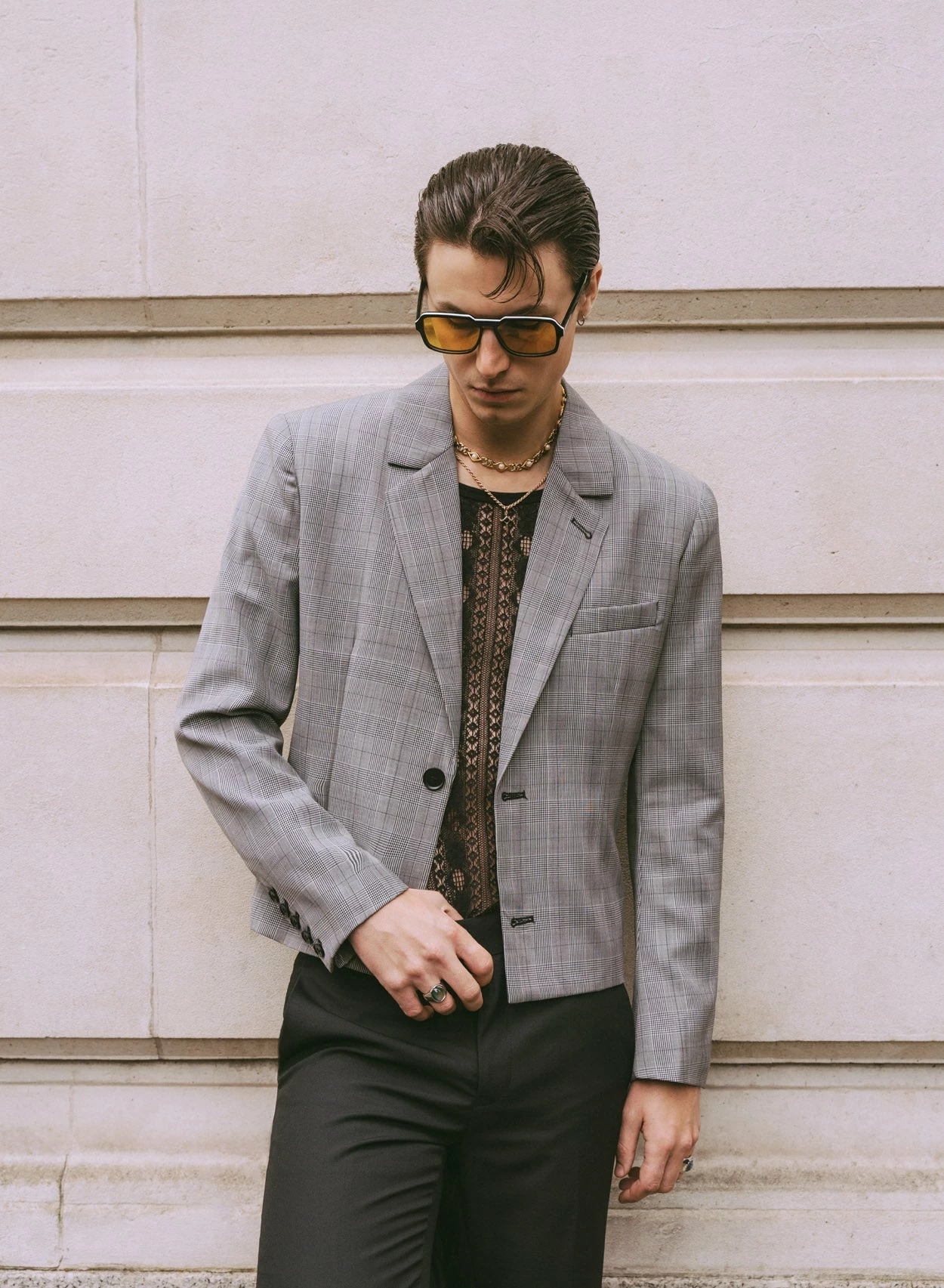 Prince Of Wales Check Blazer 6 Prince Of Wales Check Blazer - Image 6