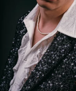 Black Sequin Blazer -US Clothing Shop GMB01843