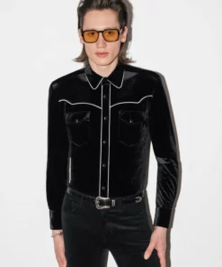 Black Velvet Western Shirt