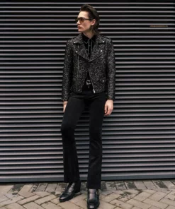 Sequin Biker Jacket -US Clothing Shop GMB02650