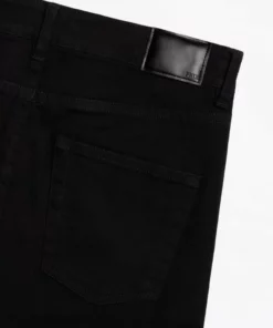 Black Slim Fit Flare Jeans -US Clothing Shop GMB03677