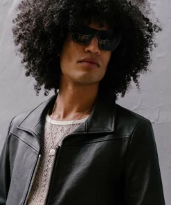 Renzo 70's Leather Jacket -US Clothing Shop GMB09183