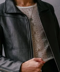 Renzo 70's Leather Jacket -US Clothing Shop GMB09187