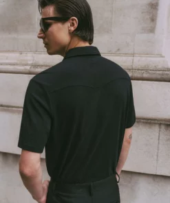 Black Western Polo 8 Black Western Polo -US Clothing Shop GMB09573