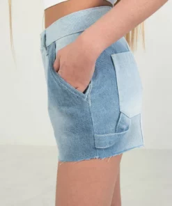 Two Tone Denim Carpenter Shorts -US Clothing Shop IMG 6108 44323.1692386470