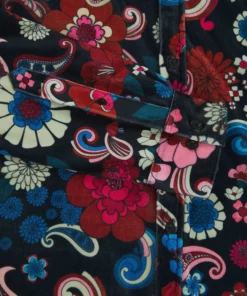 Paisley Psychedelic 60's Velvet Shirt 10 Paisley Psychedelic 60's Velvet Shirt -US Clothing Shop PHIX0141