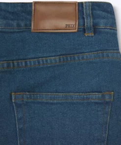 Vintage Fade Denim Flare Front Pocket Jeans -US Clothing Shop PHIXMENS0042